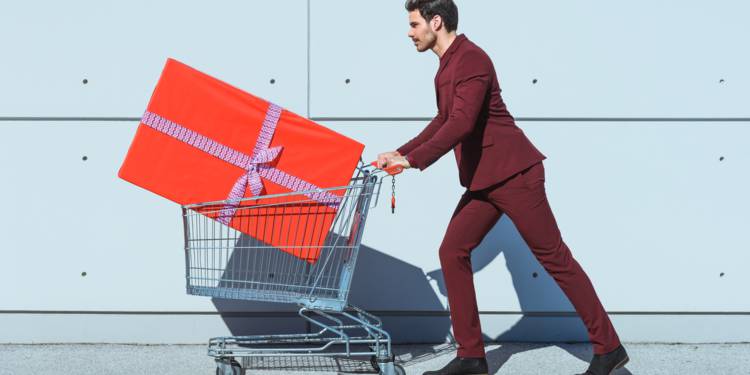 Cadeau caddie homme costume